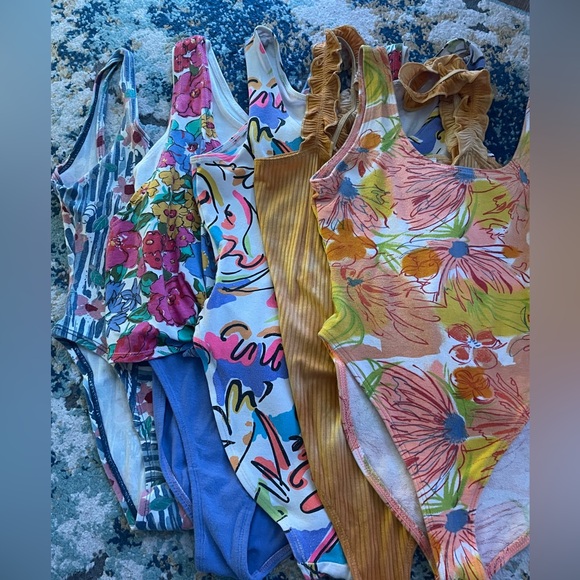 80s/90s VINTAGE FLORAL WORKOUT JUMPERS - Picture 2 of 2